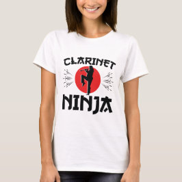 クラリネット忍者マーチングバンド Tシャツ