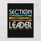 クラリネット断面引出線バンド ポストカード (正面)