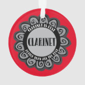 クラリネット最高の オーナメント (裏面)