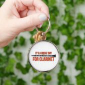 クラリネット素晴らしの日だ キーホルダー (手)