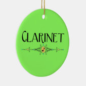 クラリネット装飾線 セラミックオーナメント (右)