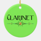 クラリネット装飾線 セラミックオーナメント (裏面)