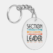 クラリネット課長学校帯レトロ キーホルダー (正面左)