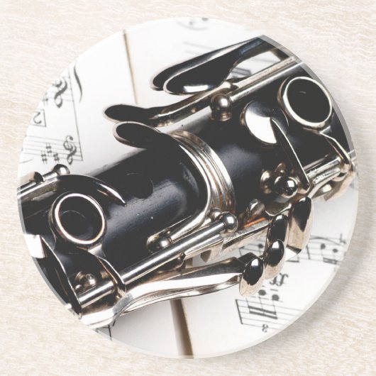 クラリネット音楽 コースター (正面)