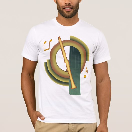 クラリネット アールデコ Tシャツ (正面)