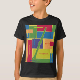 クラリネット・カラーブロック Tシャツ
