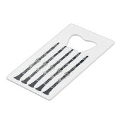 クラリネット クレジットカード栓抜き (裏面アングル)