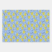 クラリネット・シック・クラリネット音楽ノートWrapping Pap ラッピングペーパーシート (正面2)