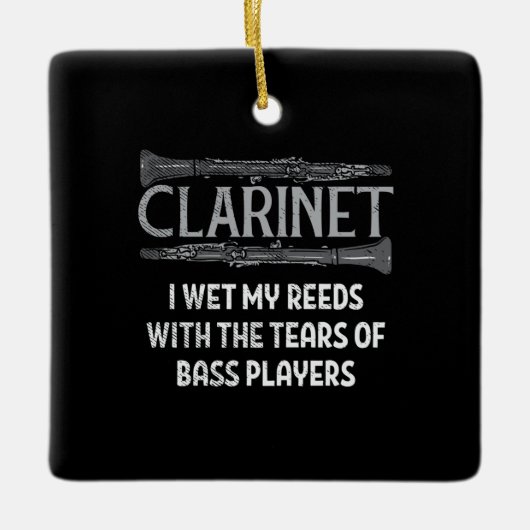 クラリネット セラミックオーナメント (正面)