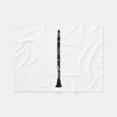 クラリネット フリースブランケット (正面(横))