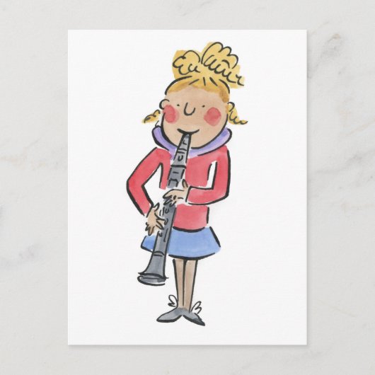 クラリネット ポストカード (正面)