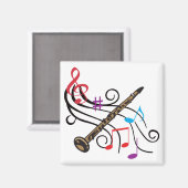 クラリネット マグネット (正面/裏面)