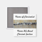 クラリネット マグネット (正面/裏面)