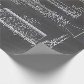 クラリネット(ミュージカルアクセント) ラッピングペーパー (角)