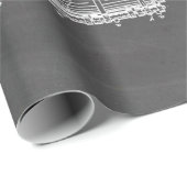 クラリネット(ミュージカルアクセント) ラッピングペーパー (ロールコーナー)