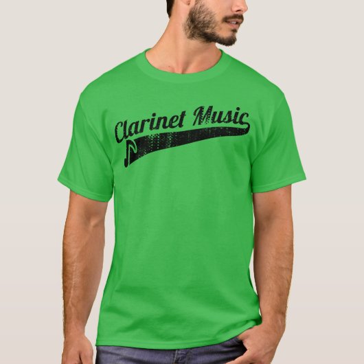 クラリネット ミュージック ボーイ Tシャツ (正面)