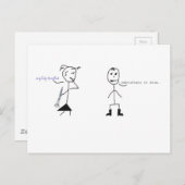 クラリネット・ユーモア ポストカード (正面/裏面)