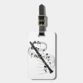 クラリネット ラゲッジタグ (正面縦)