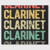 クラリネット ラッピングペーパー (フラット)