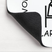 クラリネット – 世界リボルブのまわりに マウスパッド (コーナー)