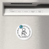 クラリネット – 世界リボルブのまわりに マグネット (インサイチュ (食洗機))