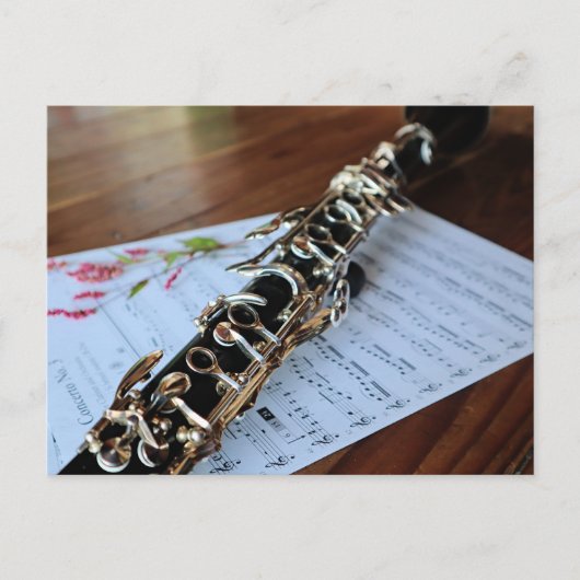 クラリネット、協奏曲第3号 ポストカード (正面)