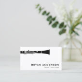 クラリネット 名刺 (スタンド正面)