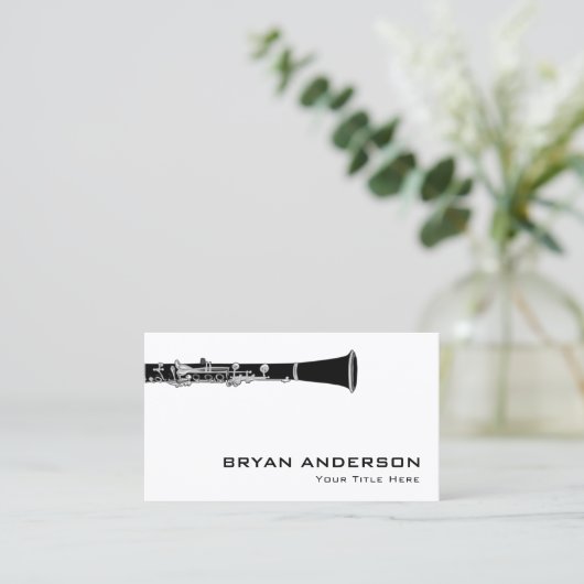 クラリネット 名刺 (スタンド正面)