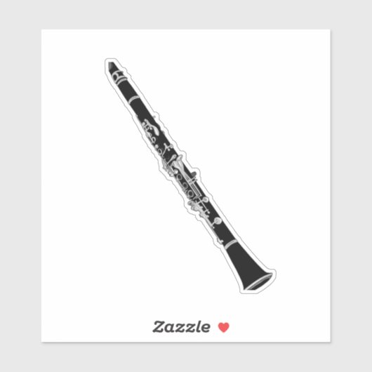 クラリネット 楽器 シール (シート)