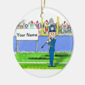 クラリネット – 男性 セラミックオーナメント (左)