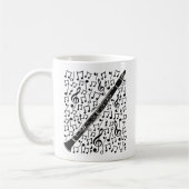 クラリネット（音付き）、ウッドウィンドミュージシャン コーヒーマグカップ (左)