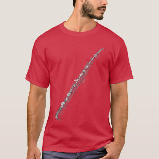 クラリネット 音楽 楽器 モチーフ アート クラリネット 楽しい Tシャツ