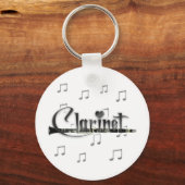 クラリネットIラブクラリネット キーホルダー (正面)