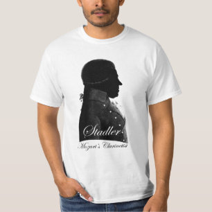 クラリネティストのアントン·スタドラーとモーツァルトの作曲家 Tシャツ