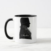 クラリネティストのアントン·スタドラーと作曲家のモーツァルト·マグ マグカップ (左)