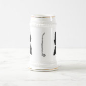 クラリネティストのシュタドラーとモーツァルト ビールジョッキ (中央)