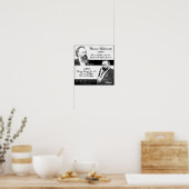 クラリネティストのリチャード・ミュールフインスパイアェル・ブラームス ポスター (キッチン)