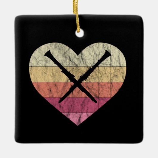 クラリネティスト遊ラブズクラリネット セラミックオーナメント (正面)