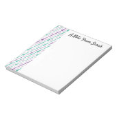 クラリネパーソナライズされたプレイヤーギフト楽器テーマ ノートパッド (回転)