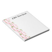 クラリネパーソナライズされたミュージシャン楽器ギフト ノートパッド (アングル)