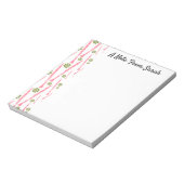 クラリネパーソナライズされたミュージシャン楽器ギフト ノートパッド (回転)