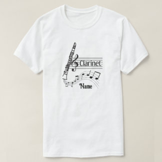 クラリネパーソナライズされた Tシャツ