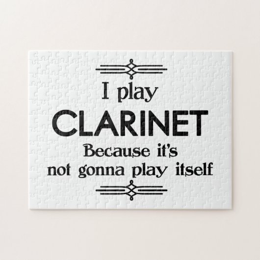 クラリネ遊ー自おもしろい体音楽 ジグソーパズル (横)