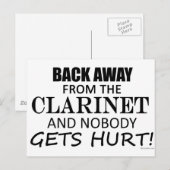 クラリネ遠くにットから戻る ポストカード (正面/裏面)