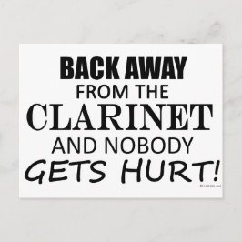 クラリネ遠くにットから戻る ポストカード