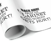 クラリネ遠くにットから戻る ラッピングペーパー (ロールコーナー)