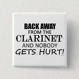 クラリネ遠くにットから戻る 缶バッジ