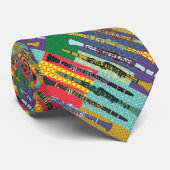 クラリパターン（の模様が）あるネット ネクタイ (ロール)