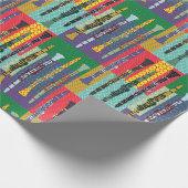 クラリパターン(の模様が)あるネット ラッピングペーパー (角)