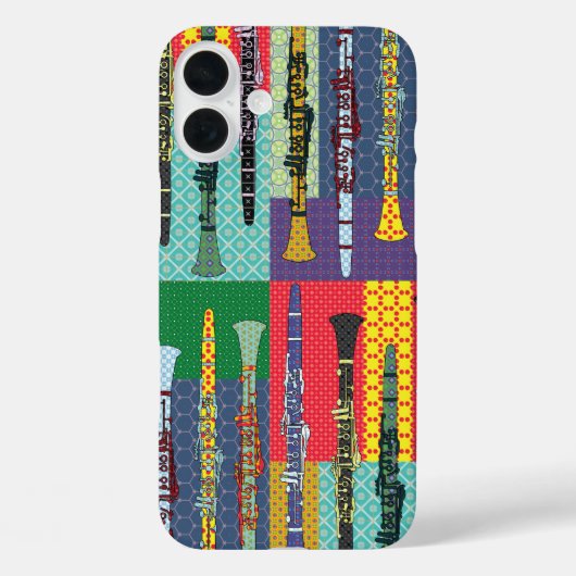 クラリパターン（の模様が）あるネット Case-Mate iPhoneケース (裏面)